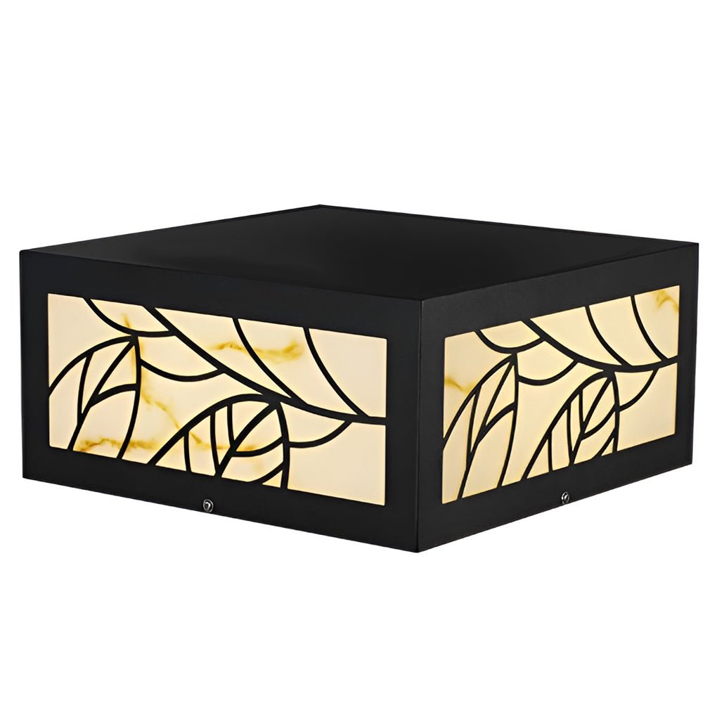Modern Square Outdoor Waterproof LED Pillar Light for Deck Fence and Garden Posts