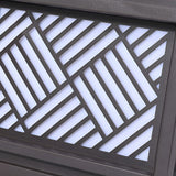 Modern Square Solar Post Cap Light Waterproof LED Outdoor Pillar Lantern for Fence and Deck