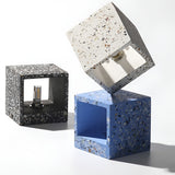 Modern Square Terrazzo Up and Down Wall Sconce Nordic Industrial Indoor Light