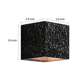 Modern Square Terrazzo Up and Down Wall Sconce Nordic Industrial Indoor Light