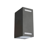 Modern Square Waterproof Exterior LED Wall Sconce Up and Down Lighting for Porch Garden and Patio