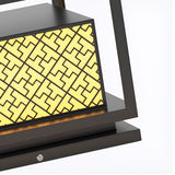 Modern Square Waterproof Outdoor Fence Post Light Stainless Steel Pillar Lantern for Garden and Yard
