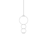 Modern Stacked Double Globe Glass Pendant Light with Gold Finish and Integrated LED