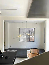 Modern Stainless Steel Fragment Pendant Lamp with Wavy Acrylic Cone Shade for Contemporary Interiors