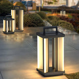 Modern Stainless Steel LED Solar Path Light for Exterior Garden and Walkways