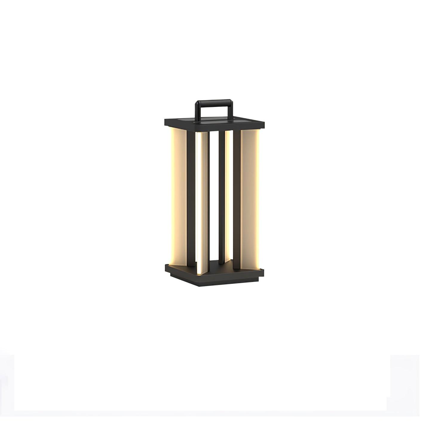 Modern Stainless Steel LED Solar Path Light for Exterior Garden and Walkways