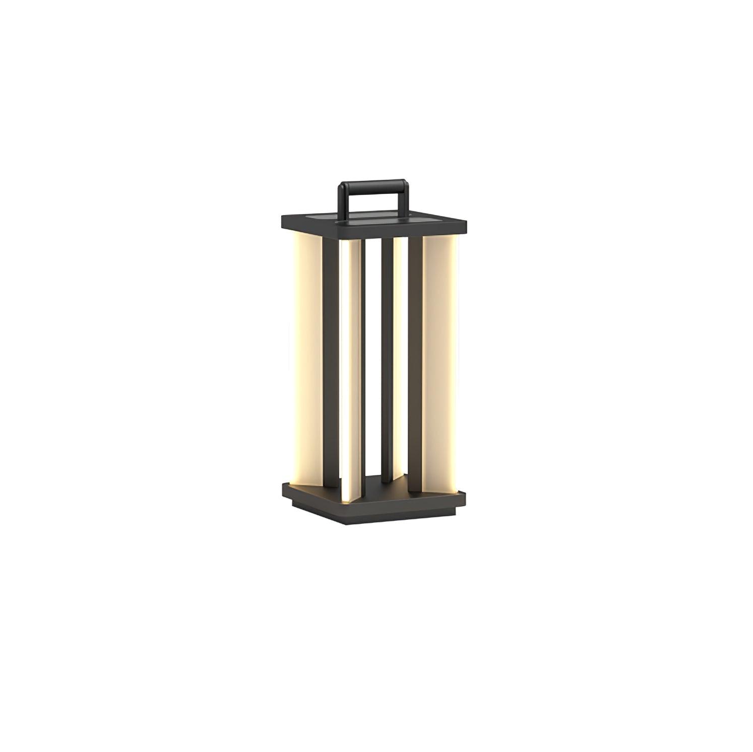 Modern Stainless Steel LED Solar Path Light for Exterior Garden and Walkways