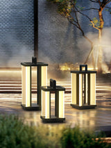 Modern Stainless Steel LED Solar Path Light for Exterior Garden and Walkways