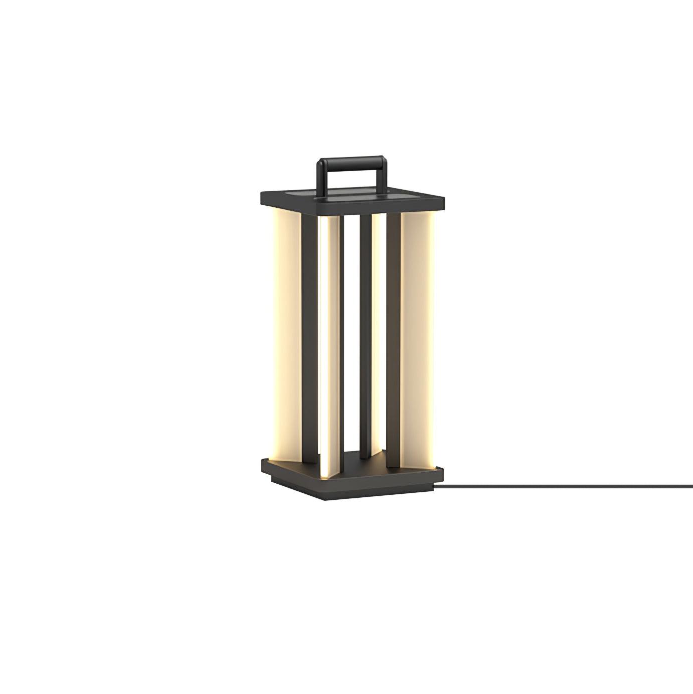 Modern Stainless Steel LED Solar Path Light for Exterior Garden and Walkways