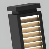 Modern Stainless Steel Outdoor LED Path Lights Waterproof Post Lanterns for Garden and Patio