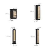 Modern Stainless Steel Outdoor LED Path Lights Waterproof Post Lanterns for Garden and Patio