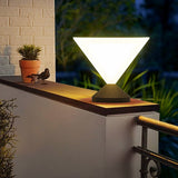 Modern Stainless Steel Solar Powered Post Light for Outdoor Landscape and Garden Pathway Lighting