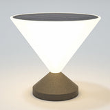 Modern Stainless Steel Solar Powered Post Light for Outdoor Landscape and Garden Pathway Lighting