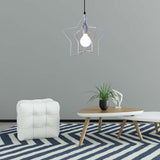 Modern Star Shaped LED Pendant Light Creative Hanging Ceiling Lamp for Dining Room Kitchen Island