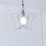 Modern Star Shaped LED Pendant Light Creative Hanging Ceiling Lamp for Dining Room Kitchen Island