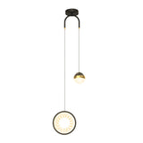 Modern Starry Projection LED Pendant Light Nordic 3 Step Dimming Hanging Ceiling Lamp for Bedroom Bar
