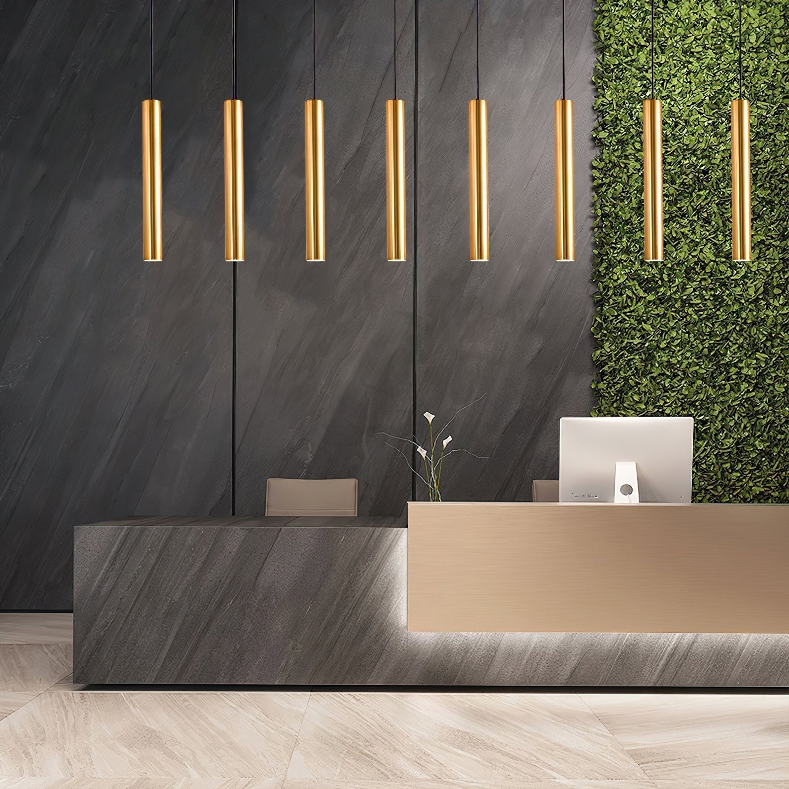 Modern Streamline Cylinder LED Pendant Light for Kitchen Island and Dining Room Minimalist Hanging Lamp