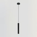 Modern Streamline Cylinder LED Pendant Light for Kitchen Island and Dining Room Minimalist Hanging Lamp