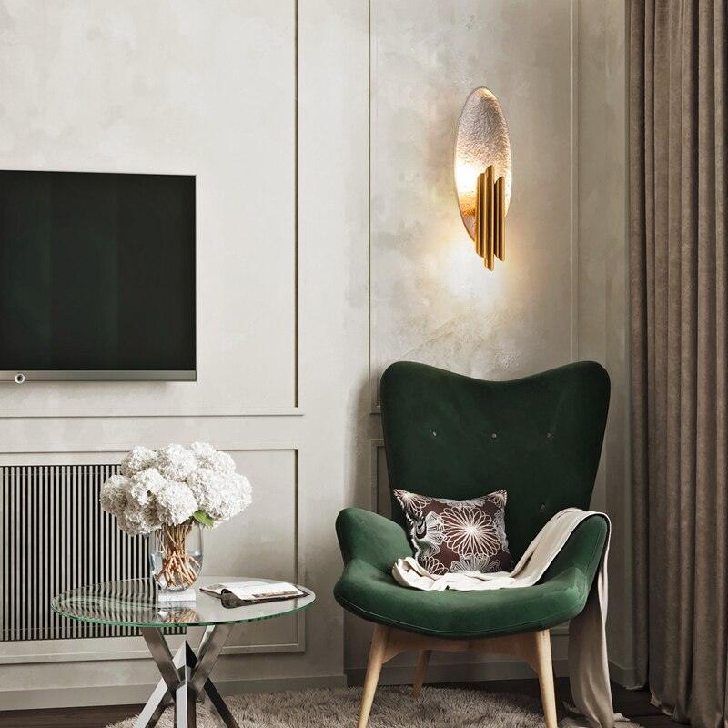 Modern Structured Metal Bracket Wall Sconce for Bedroom and Bathroom Lighting