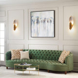 Modern Structured Metal Bracket Wall Sconce for Bedroom and Bathroom Lighting