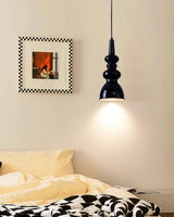 Modern Svelte Undulating Metal Pendant Light for Contemporary Dining and Foyer