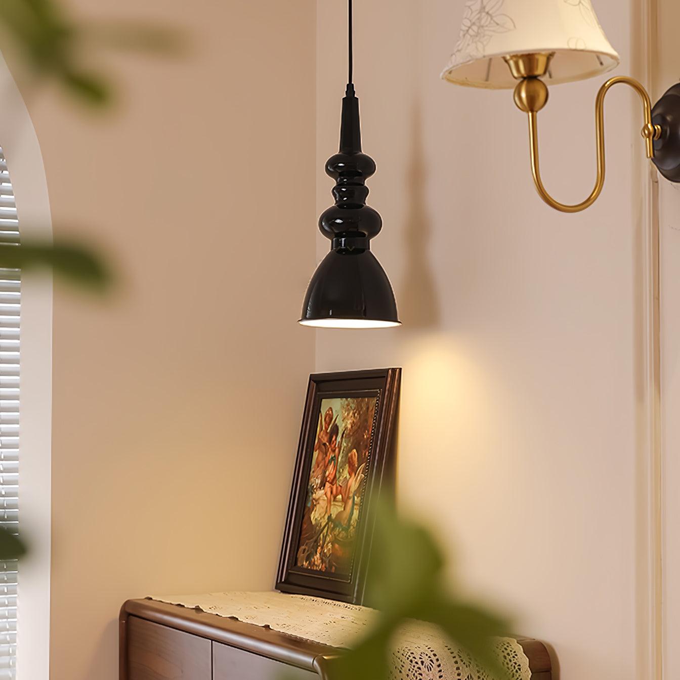 Modern Svelte Undulating Metal Pendant Light for Contemporary Dining and Foyer