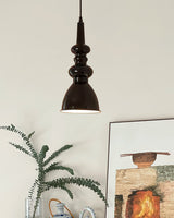 Modern Svelte Undulating Metal Pendant Light for Contemporary Dining and Foyer