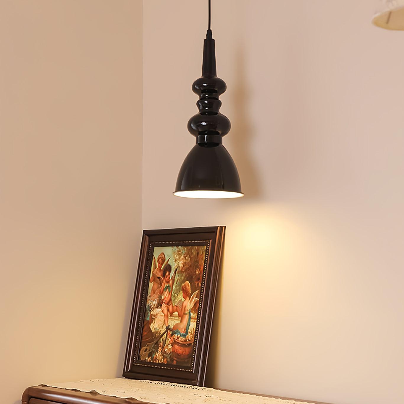 Modern Svelte Undulating Metal Pendant Light for Contemporary Dining and Foyer