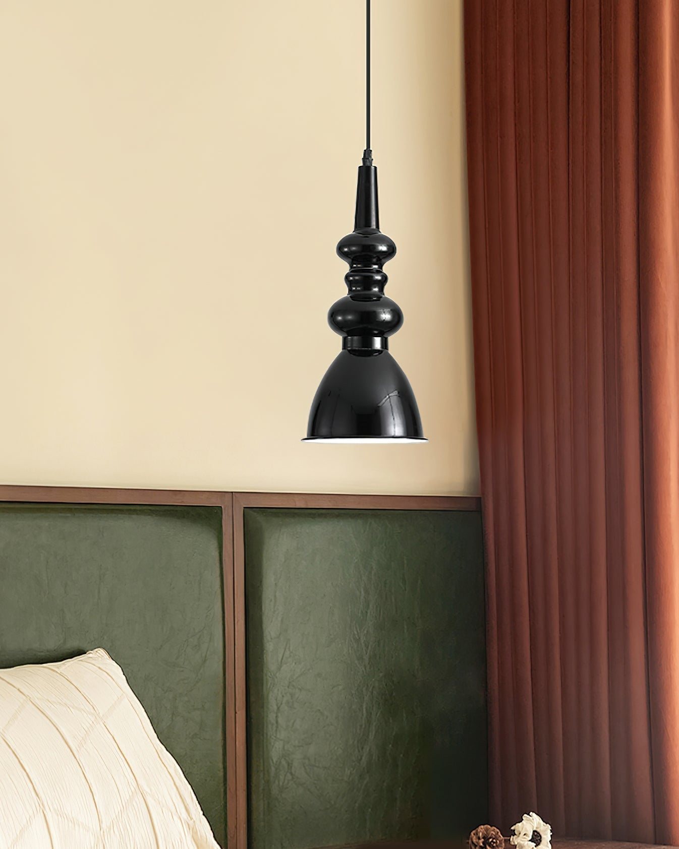 Modern Svelte Undulating Metal Pendant Light for Contemporary Dining and Foyer