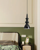 Modern Svelte Undulating Metal Pendant Light for Contemporary Dining and Foyer