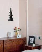 Modern Svelte Undulating Metal Pendant Light for Contemporary Dining and Foyer