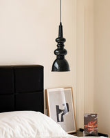 Modern Svelte Undulating Metal Pendant Light for Contemporary Dining and Foyer