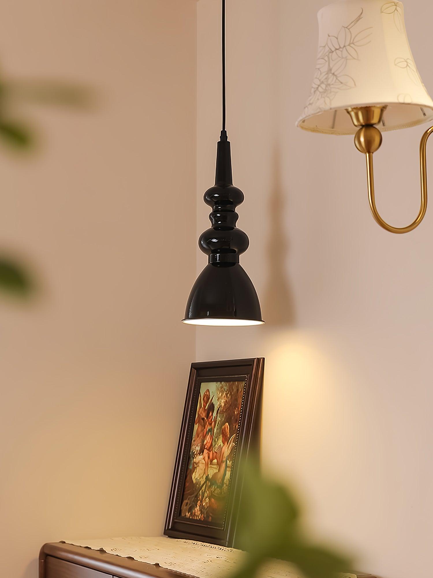 Modern Svelte Undulating Metal Pendant Light for Contemporary Dining and Foyer