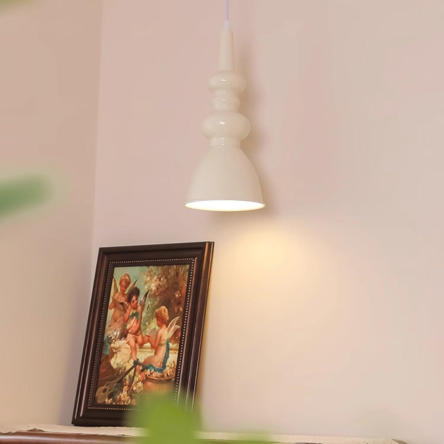 Modern Svelte Undulating Metal Pendant Light for Contemporary Dining and Foyer