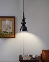 Modern Svelte Undulating Metal Pendant Light for Contemporary Dining and Foyer