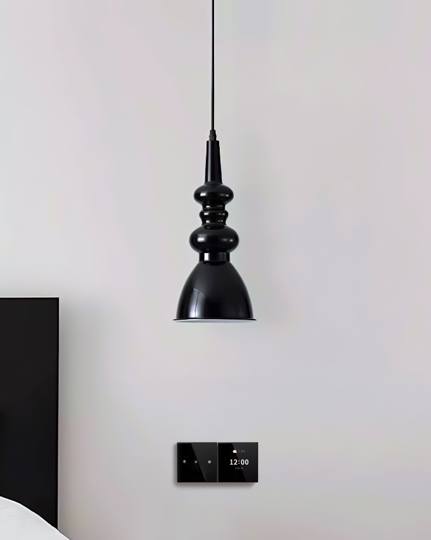 Modern Svelte Undulating Metal Pendant Light for Contemporary Dining and Foyer