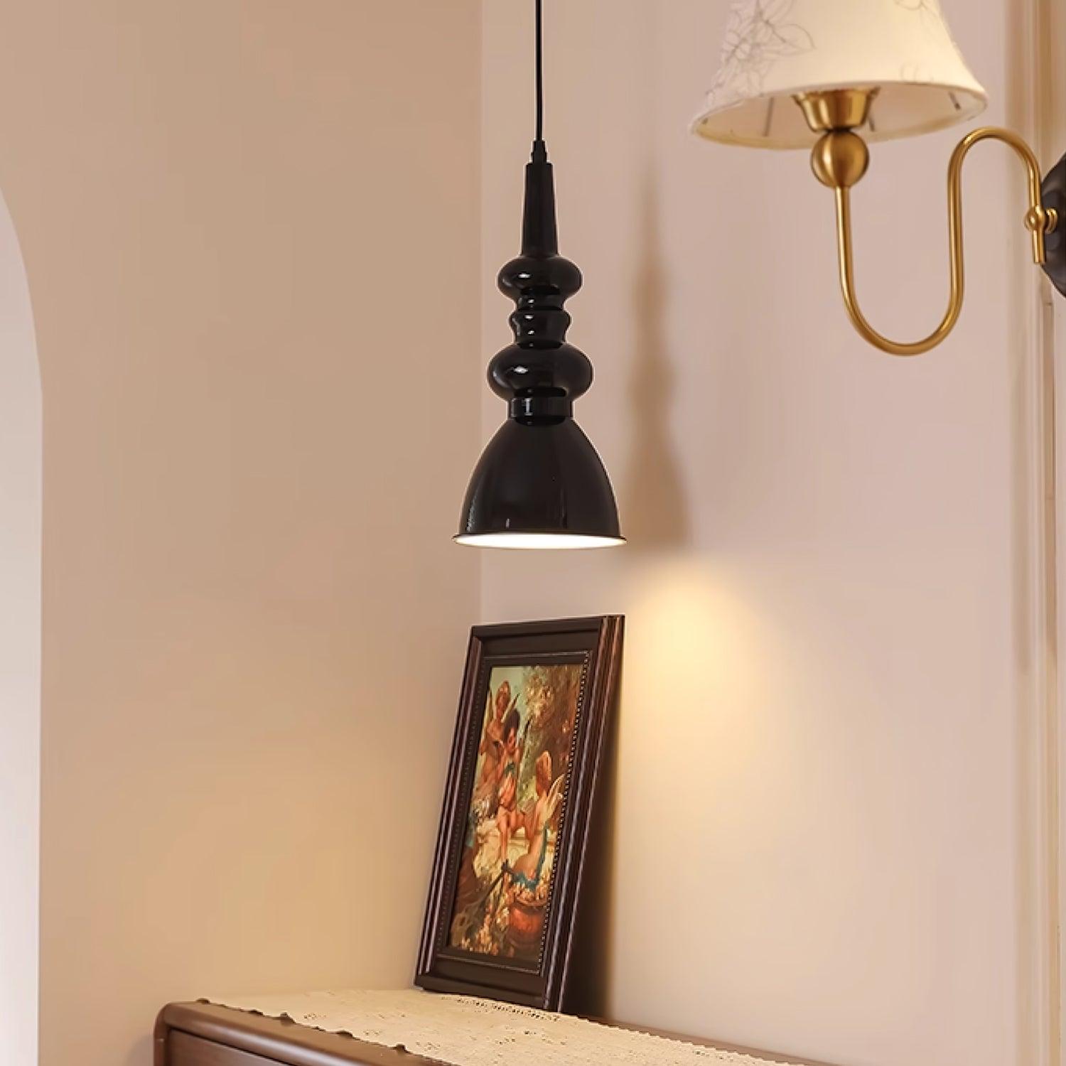 Modern Svelte Undulating Metal Pendant Light for Contemporary Dining and Foyer