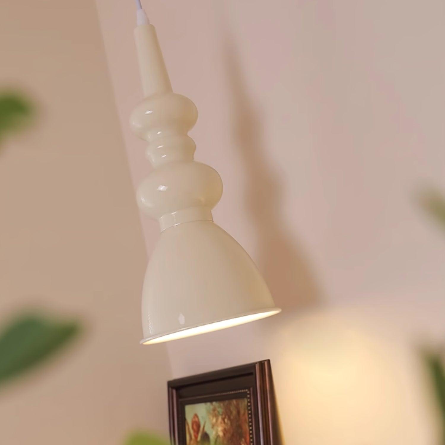 Modern Svelte Undulating Metal Pendant Light for Contemporary Dining and Foyer