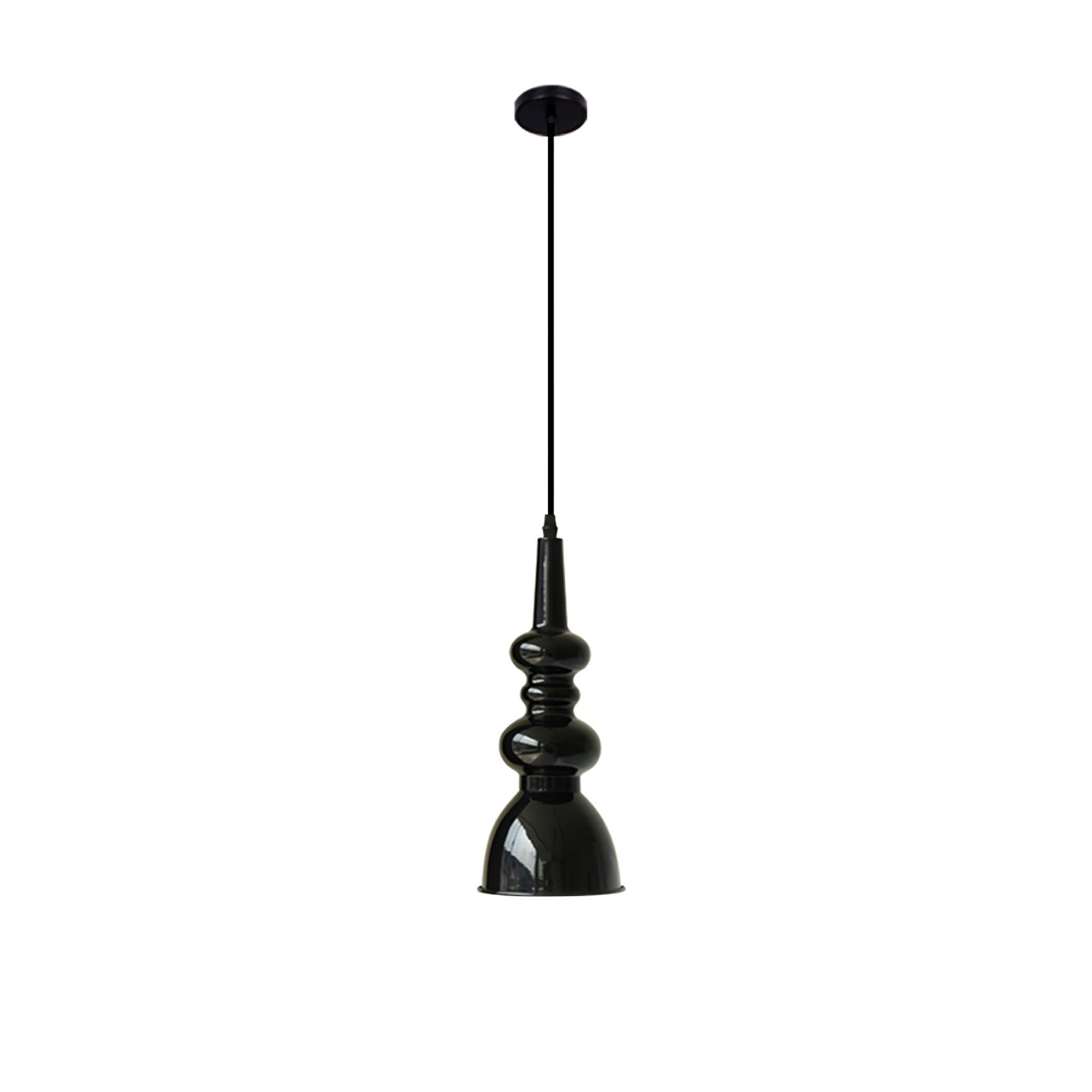 Modern Svelte Undulating Metal Pendant Light for Contemporary Dining and Foyer