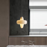 Modern Swan Glass Pendant Light with Ballerina Inspired Tutu Design and Chrome Finish