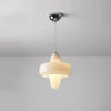 Modern Swan Glass Pendant Light with Ballerina Inspired Tutu Design and Chrome Finish