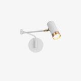 Modern Swing Arm Wall Sconce Adjustable Dual Arm Metal Wall Light Set of Two for Indoor Reading