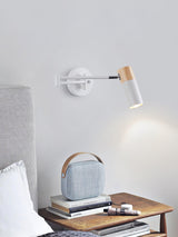 Modern Swing Arm Wall Sconce Adjustable Dual Arm Metal Wall Light Set of Two for Indoor Reading