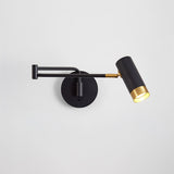 Modern Swing Arm Wall Sconce Adjustable Dual Arm Metal Wall Light Set of Two for Indoor Reading