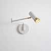 Modern Swing Arm Wall Sconce Adjustable Dual Arm Metal Wall Light Set of Two for Indoor Reading