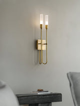 Modern Symmetrical Double Arrow Wall Sconce Minimalist Indoor Metal Light Fixture
