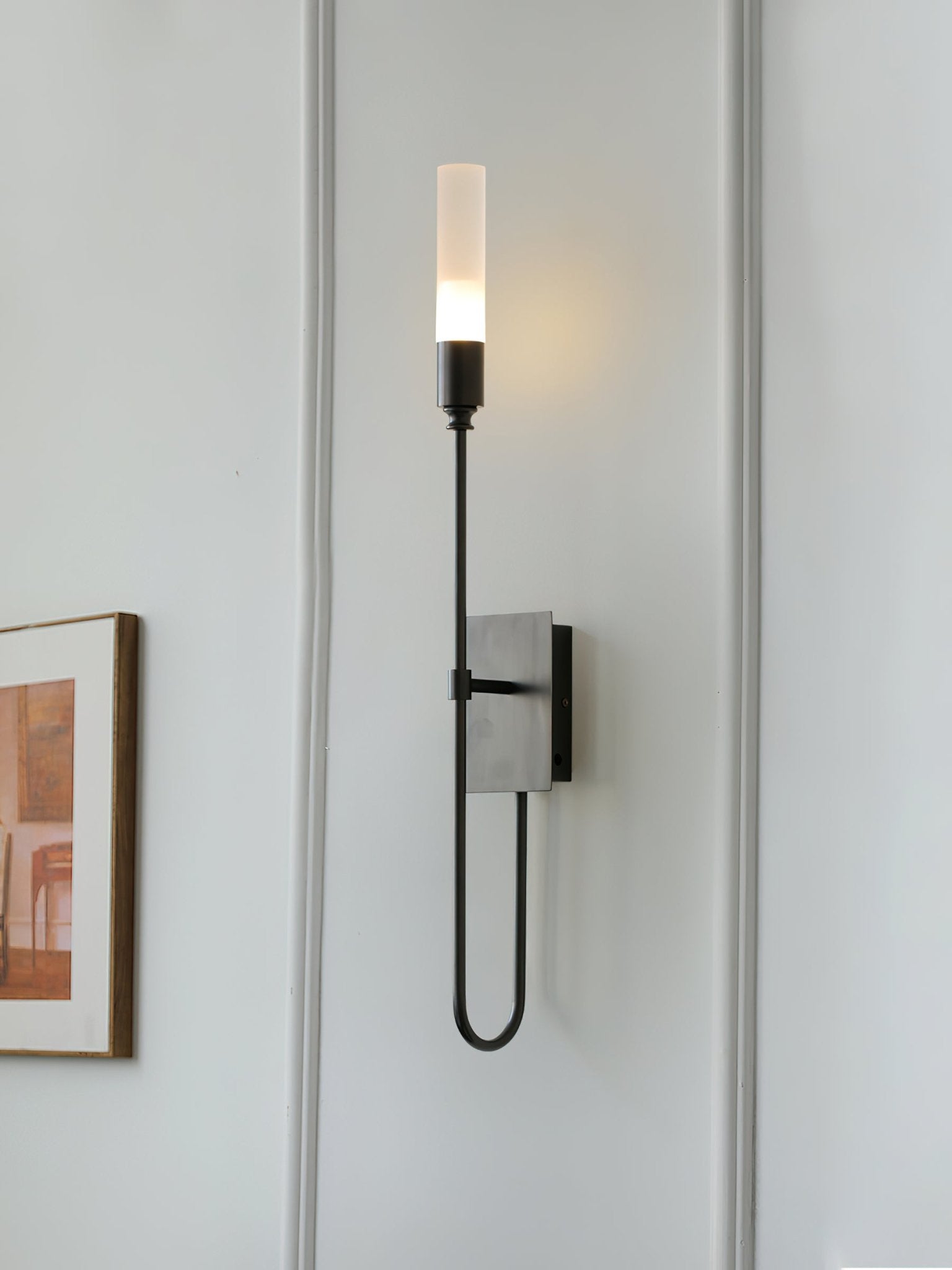 Modern Symmetrical Double Arrow Wall Sconce Minimalist Indoor Metal Light Fixture