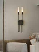 Modern Symmetrical Double Arrow Wall Sconce Minimalist Indoor Metal Light Fixture