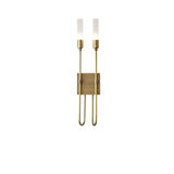Modern Symmetrical Double Arrow Wall Sconce Minimalist Indoor Metal Light Fixture