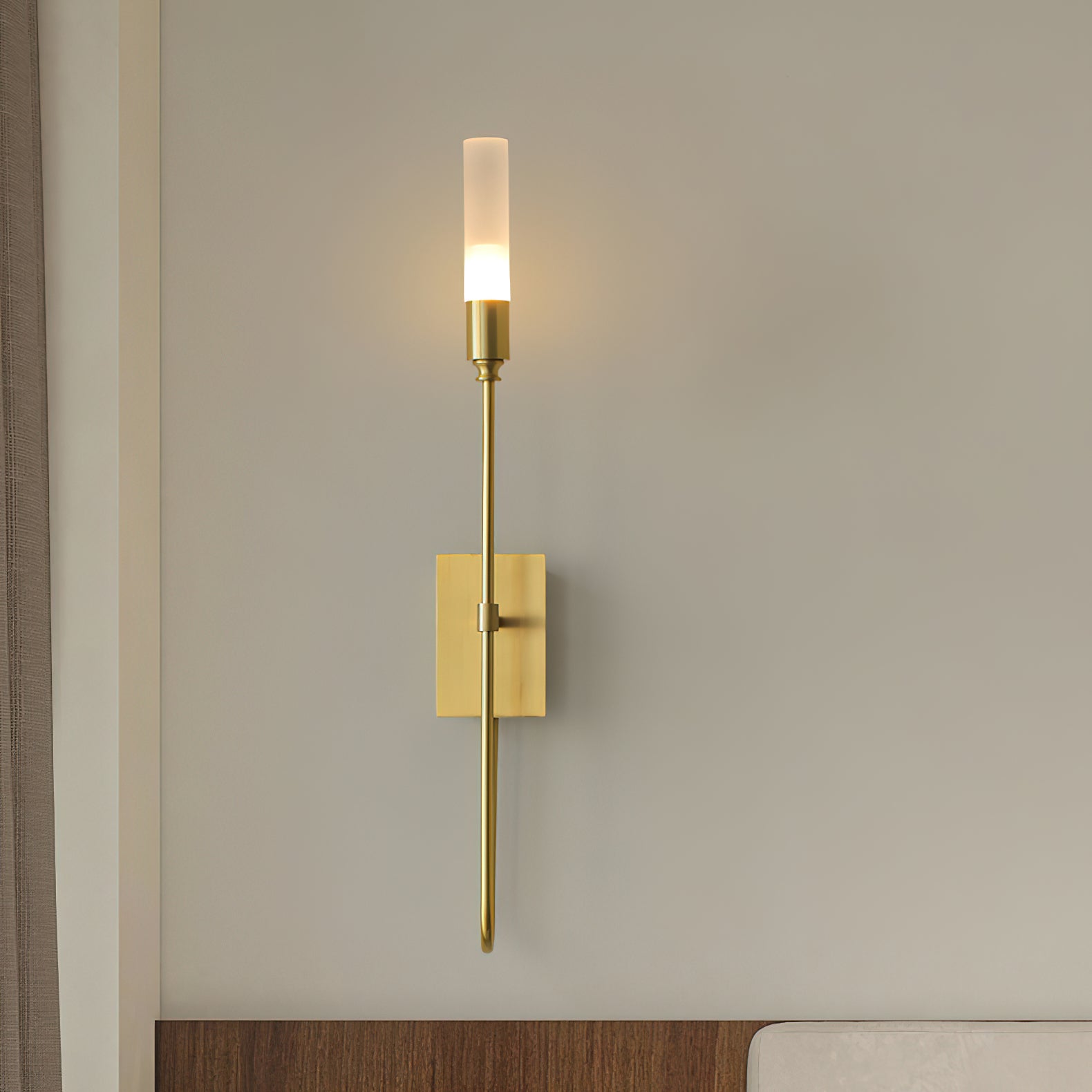 Modern Symmetrical Double Arrow Wall Sconce Minimalist Indoor Metal Light Fixture